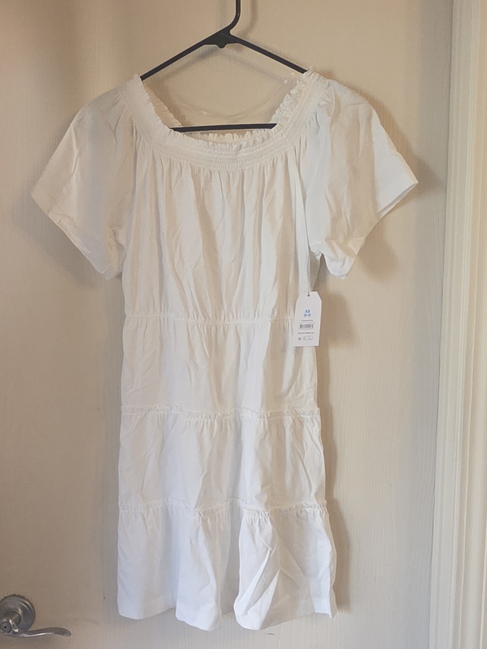 Time and Tru White Mini Dress